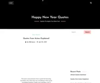 Happynewyear2019-Quotes.com(Quotes To Inspire Your New Year) Screenshot