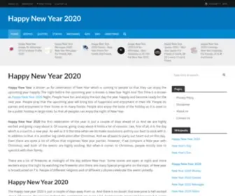 Happynewyear2020I.com(Happy New Year 2020) Screenshot