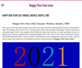 Happynewyear2021E.net(Happy New Year 2021 Images) Screenshot