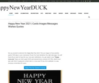 Happynewyearduck.com(Happy New Year 2022) Screenshot