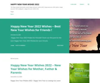 Happynewyearwishes.ml(Happy New Year Wishes 2022) Screenshot