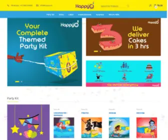 Happyo.in(Buy Themed Birthday Party Kits Online) Screenshot