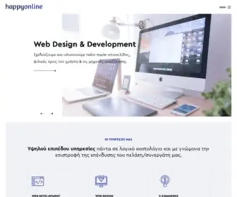Happyonline.gr(HappyOnline Web Services) Screenshot