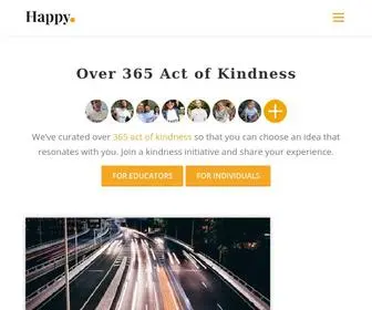 Happyorangeproject.com(Be Kind) Screenshot