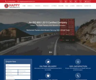 Happypackersmovers.com(Book Genuine Happy Packers and Movers Pune) Screenshot