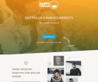 Happypancake.fi(Nettideittalun ei tulisi maksaa rahaa) Screenshot