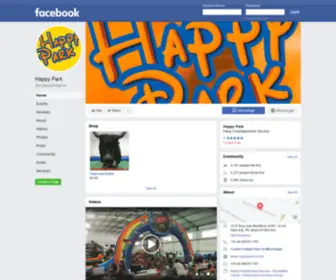 Happypark.com.br(Facebook) Screenshot