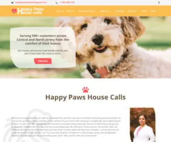 Happypawshousecall.com(Happy Paws House Calls) Screenshot