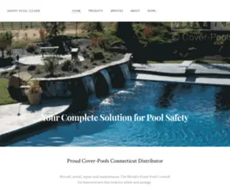 Happypoolcover.com(HAPPY POOL COVER) Screenshot