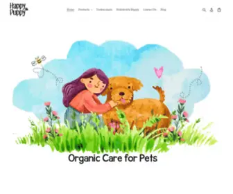 Happypuppyorganics.com(Happy Puppy Organics) Screenshot