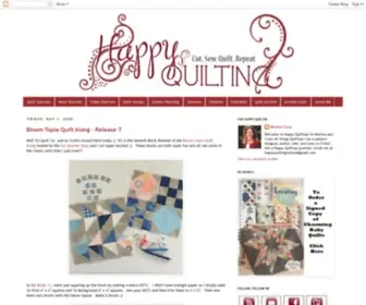 HappyQuiltingmelissa.com(Happy Quilting) Screenshot