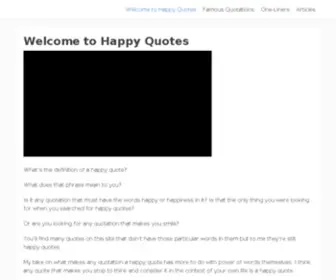 HappyQuotesz.com(HAPPY QUOTES) Screenshot