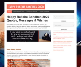 Happyrakhi.com(Happy Raksha Bandhan 2020 Quotes) Screenshot