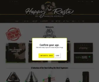 Happyrasta.com.au(Dry Herb Vaporizers Online) Screenshot