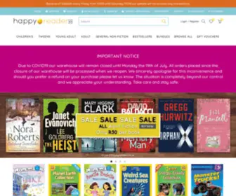 Happyreader.co.za(Happy Reader Online Children's Bookshop) Screenshot