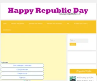 HappyrepubliCDay.co.in(Happy Republic Day 2020 Images) Screenshot