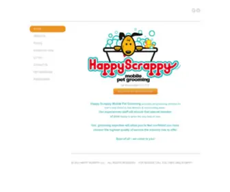 Happyscrappymobile.com(Professional Pet Grooming) Screenshot