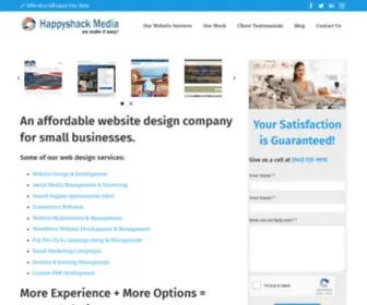 Happyshack.com(Website Development) Screenshot