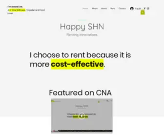 Happyshn.com(Stay Home Notice Hotel Rentals) Screenshot