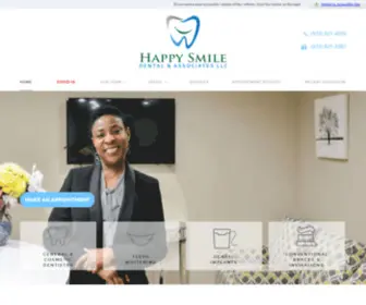 Happysmiledentalnj.com(Happy Smile Dental & Associates) Screenshot