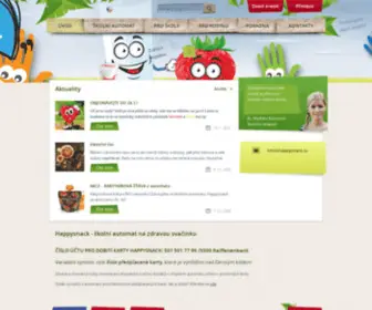 Happysnack.cz(školní automat na zdravou svačinku) Screenshot