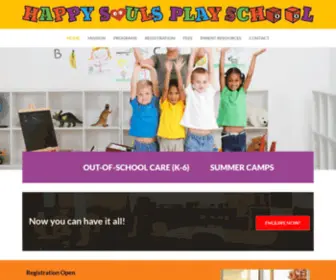 Happysouls.ca(Happy Souls Playschool Inc) Screenshot