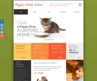 Happystrays.org(Happy Strays Rescue) Screenshot