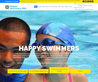 Happyswimmers.com(Happy Swimmers Lifeguard for Hire & Mobile Lifeguards and CPR Training) Screenshot