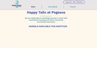 Happytailsatpegasus.org(Happy Tails) Screenshot