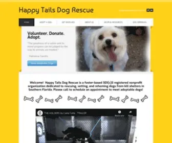 Happytailsdogrescue.org(Happy Tails Dog Rescue) Screenshot