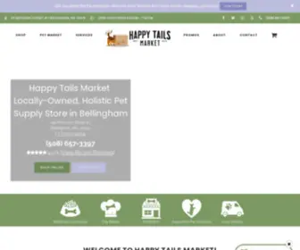 Happytailsmarket.com(Happy Tails Market Pet Food Supply Store Bellingham MA) Screenshot