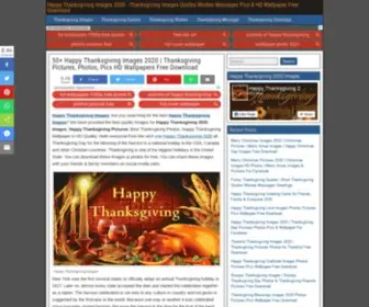 Happythanks-Giving.com(Happy Thanksgiving Images 2020) Screenshot
