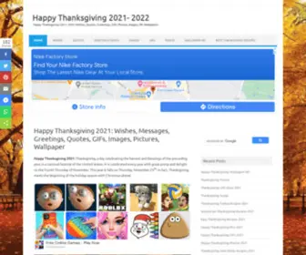 Happythanksgivings.com(Happy Thanksgiving 2021) Screenshot