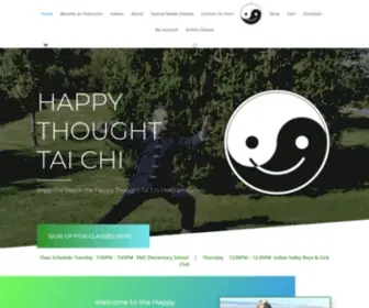 Happythoughttaichi.com(Happy Thought Tai Chi) Screenshot