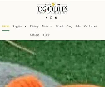 Happytimedoodles.com(Medium & Standard Australian Labradoodle Puppies for Sale) Screenshot