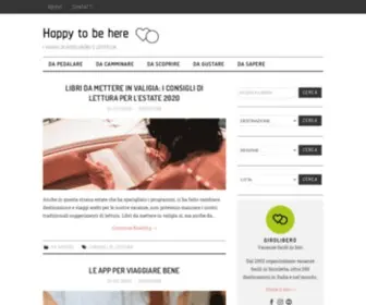 Happytobehere.it(Happy to be here è il blog di Girolibero Vacanze facili in bicicletta e Zeppelin l’altro viaggiare) Screenshot