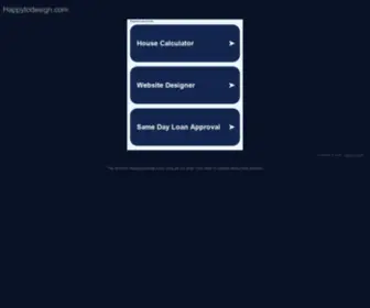Happytodesign.com(UI and website design) Screenshot