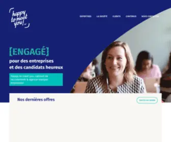 Happytomeetyou.fr(Cabinet de recrutement et agence marque employeur) Screenshot