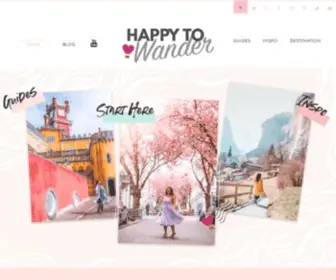 Happytowander.com(Happy to Wander) Screenshot