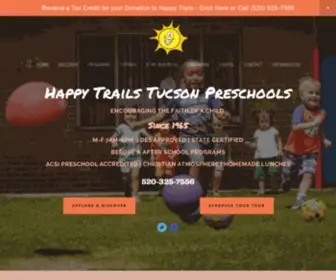 Happytrailsschool.com(Happy Trails Tucson Preschools) Screenshot