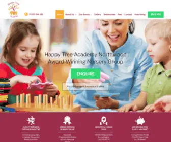 Happytreeacademy.co.uk(Nursery in Northwood) Screenshot