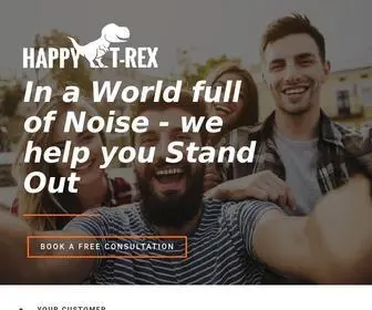Happytrex.com(Marketing and Communications Agency) Screenshot