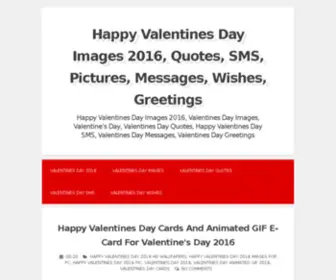 Happyvalentinesdayimages.org(Happy Valentines Day Images Free) Screenshot