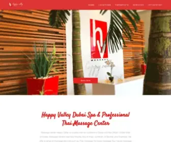 Happyvalleyuae.com(Best Full Body Thai Massage in Dubai) Screenshot