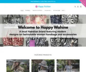 Happywahine.com(Happy Wahine) Screenshot