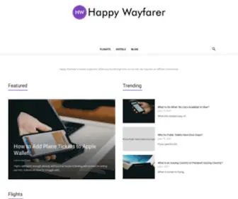 Happywayfarer.com(Happy Wayfarer) Screenshot