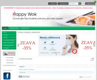 Happywok.sk(Ázijské potraviny. Viac ako 1000 druhov ázijských produktov a skvelé recepty) Screenshot