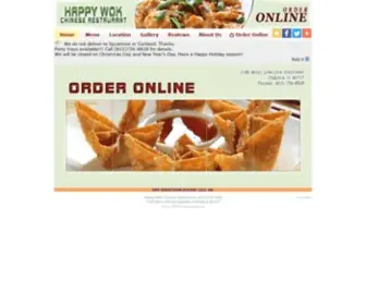 Happywokdekalb.com(Happy Wok Chinese Restaurant) Screenshot