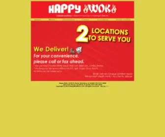 Happywokmenu.com(Happy Wok) Screenshot