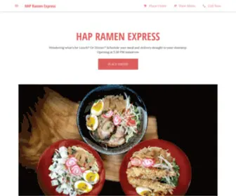 Hapramenexpress.com(Or Dinner) Screenshot